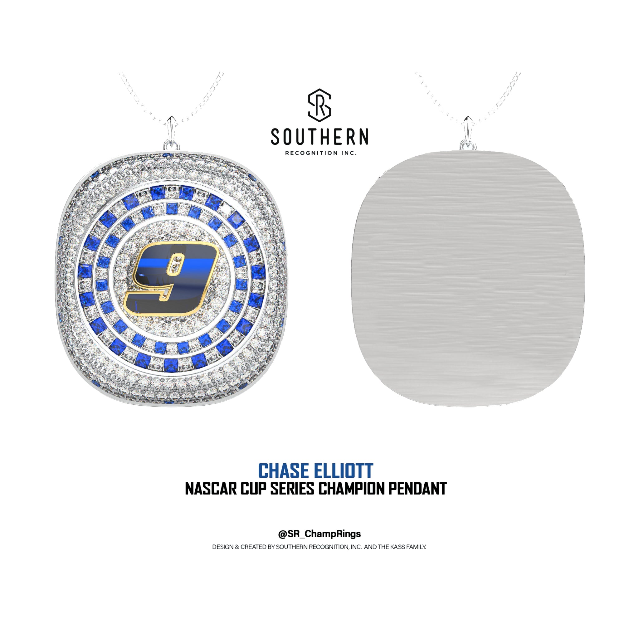 EMPLOYEES ONLY - Hendrick Motorsports - Chase Elliott Cup Series Championship Pendant- 2020