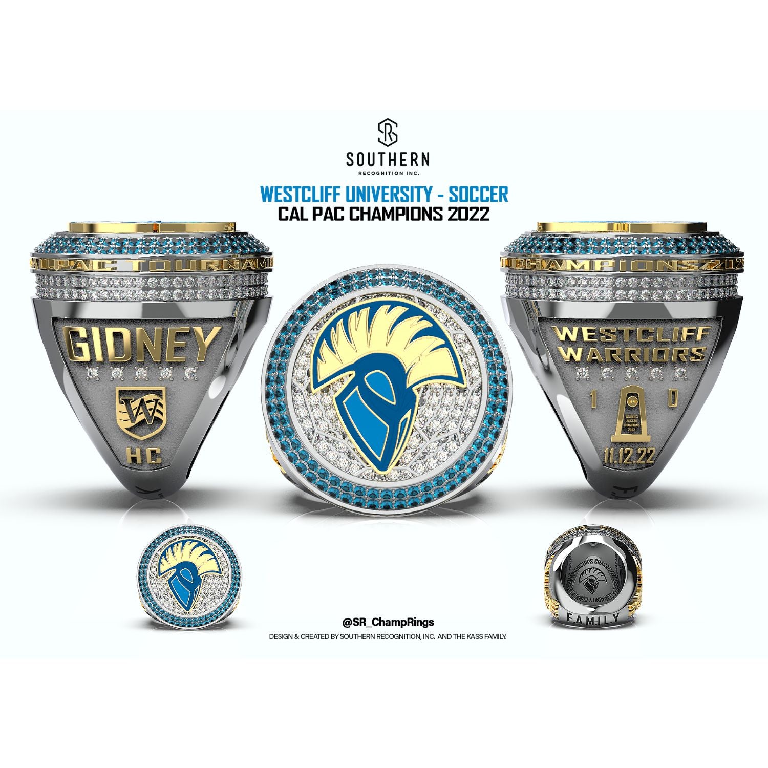 Westcliff University Women's CAL PAC - 2022 Championship Ring – Southern  Recognition, Inc.