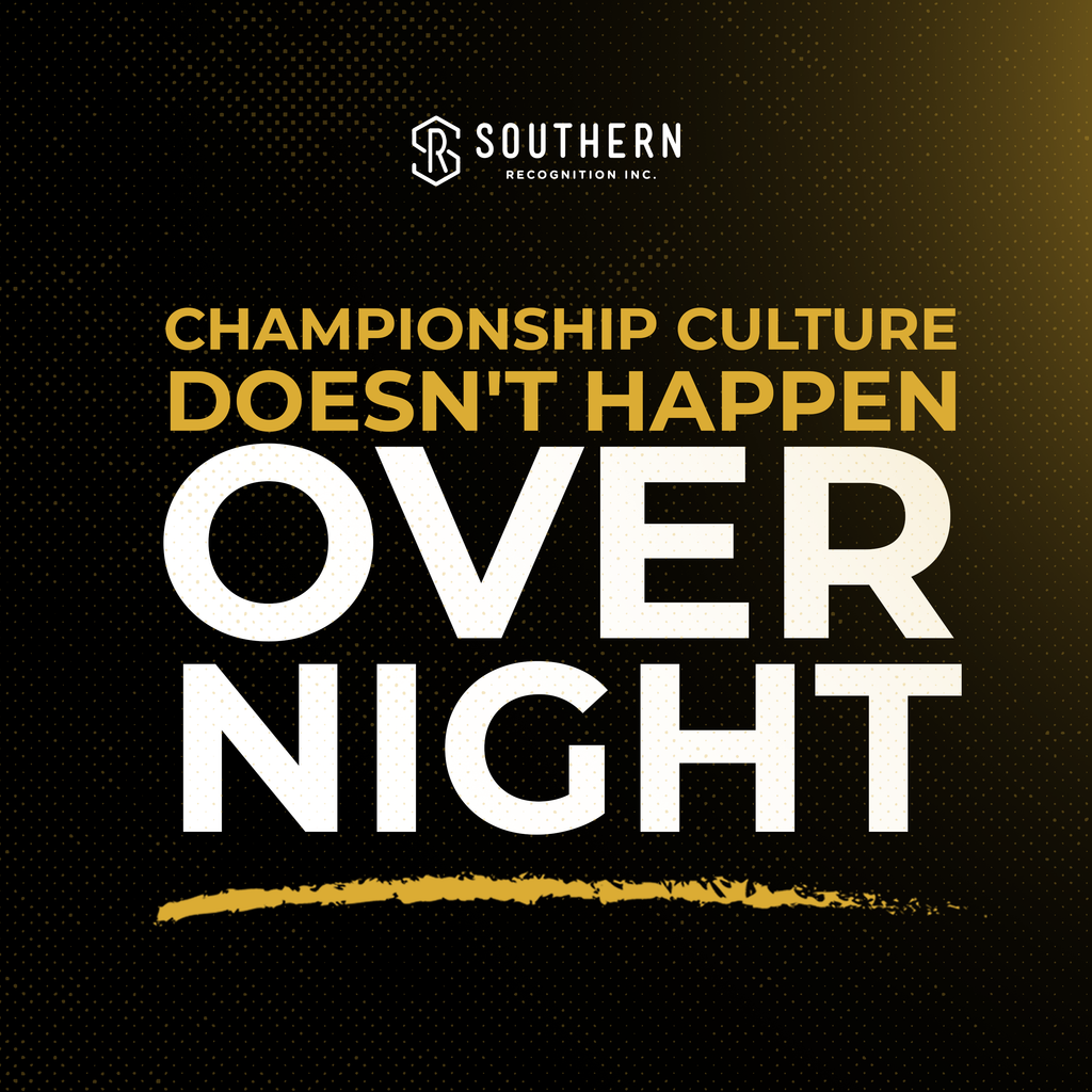 Championship Culture Doesn't Happen Overnight