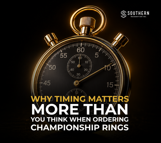 Why Timing Matters More Than You Think When Ordering Championship Rings