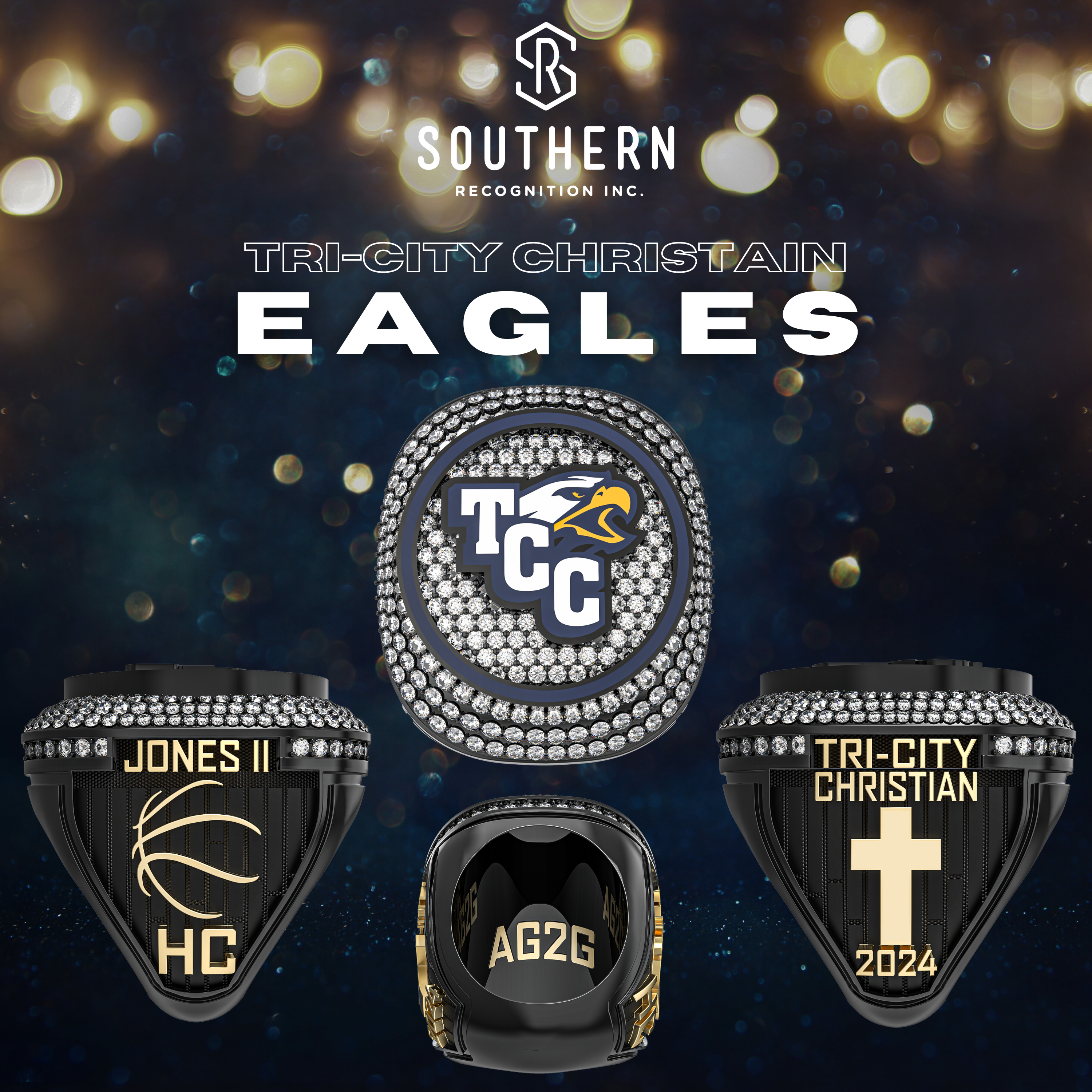 Tri-City Christian Basketball Championship Ring