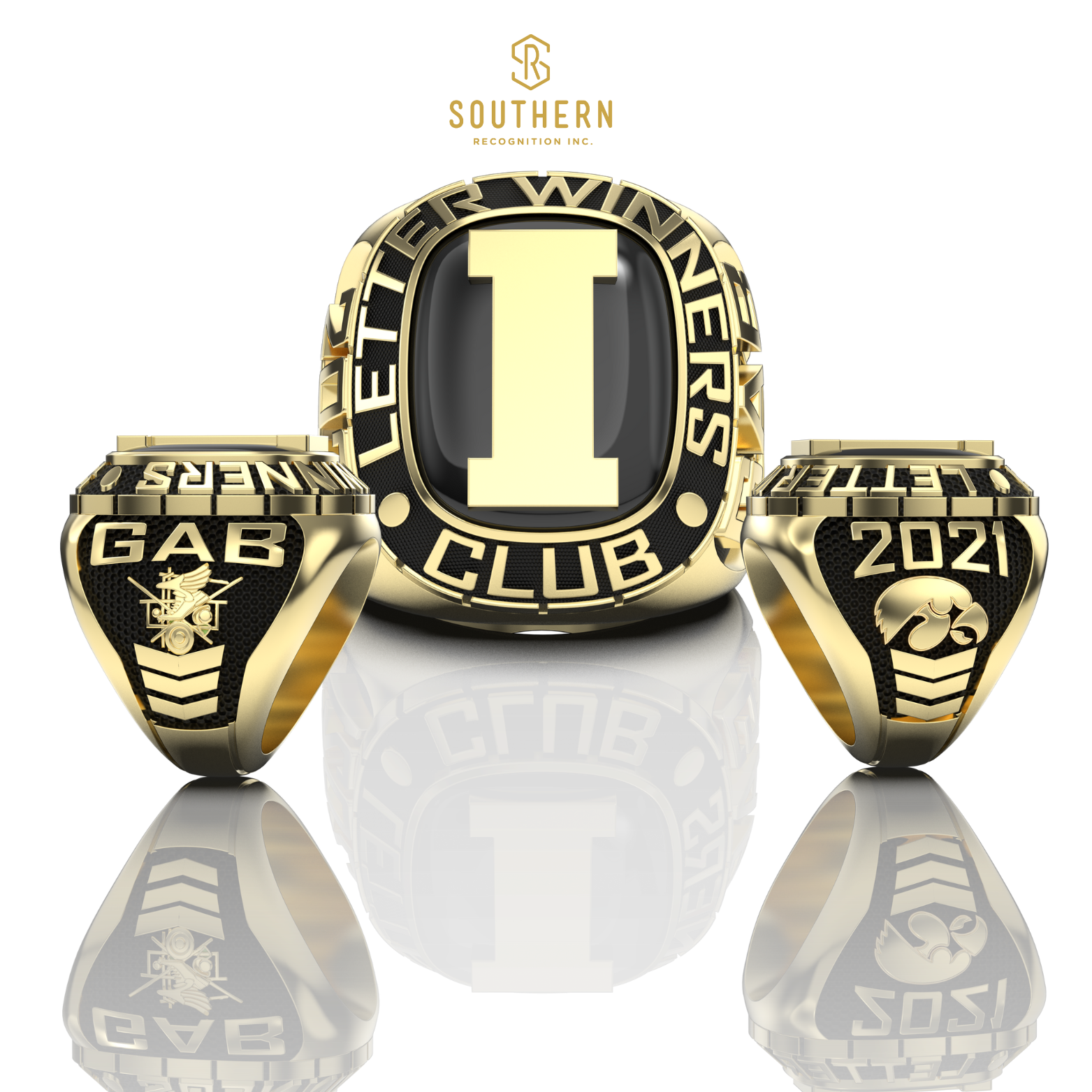 University Of Iowa - Letterwinner Ring