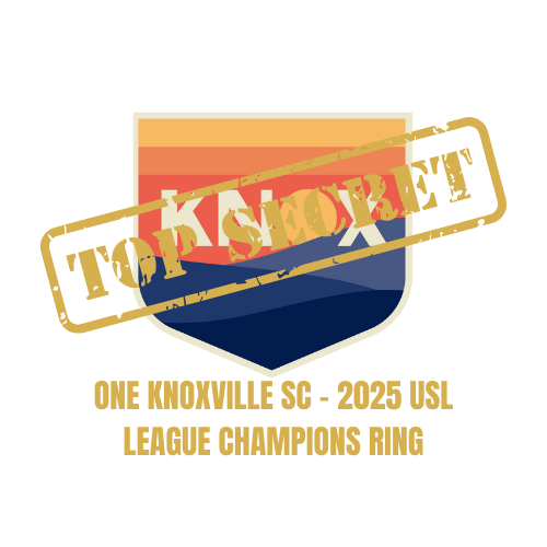 One Knoxville SC - 2025 USL League Champions - Ring