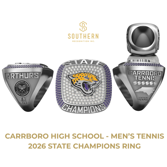 Carrboro High School - Men's Tennis 2026 State Champions Ring