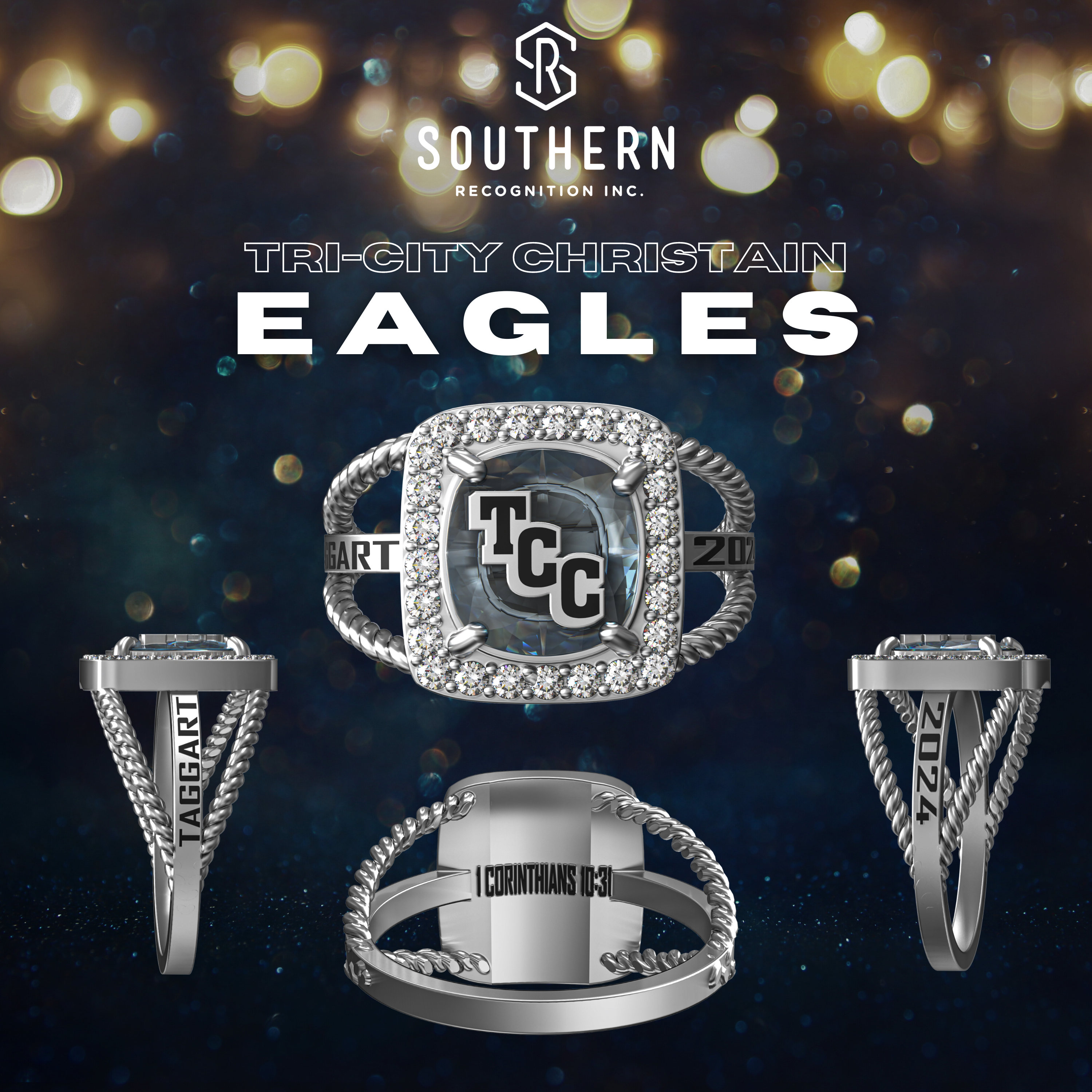 Tri-City Christian Soccer Championship Ring