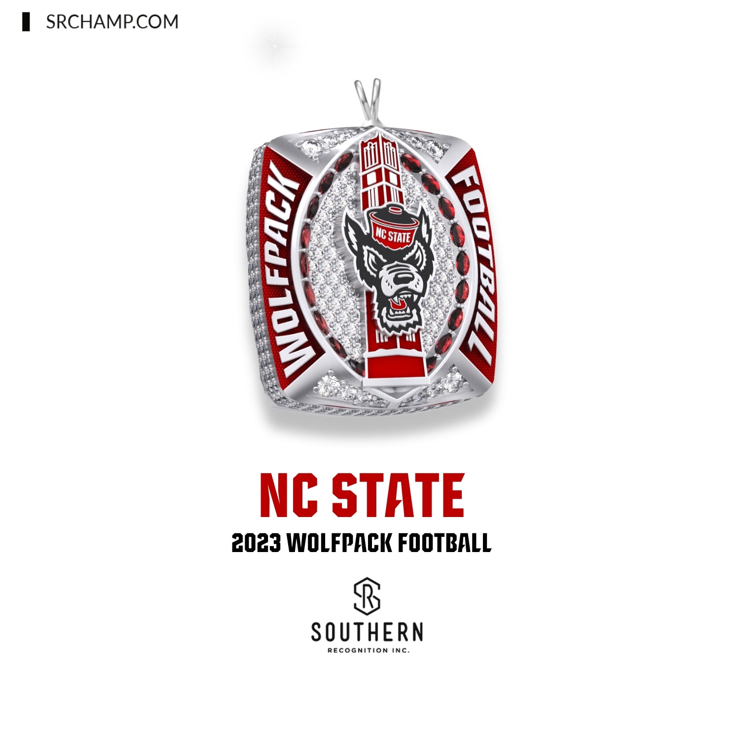 NC State University - 2023 Wolfpack Football Pendant
