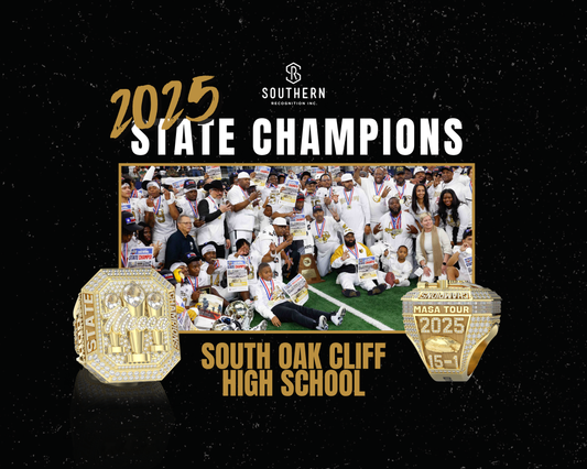 South Oak High School - Football 2025 State Champions 24'x36" Canvas Print (Copy)