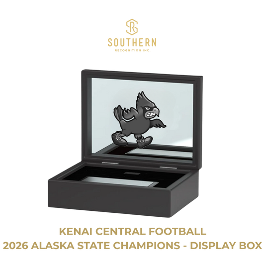 Kenai Central Football 2026 Alaska State Champions - Hardwood Box