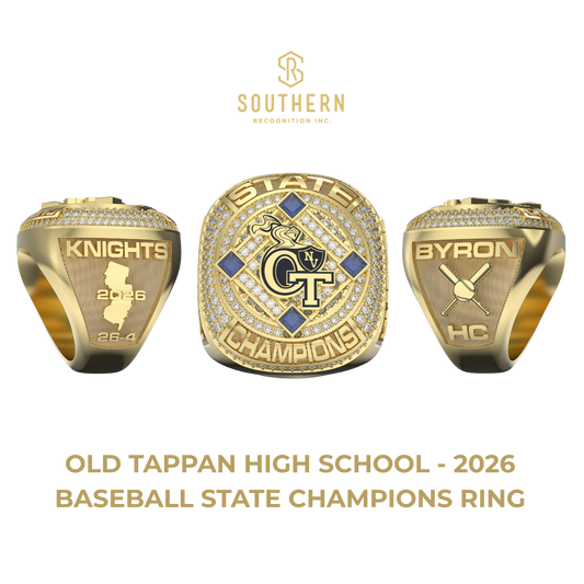 Old Tappan High School - Baseball 2026 State Champions Ring