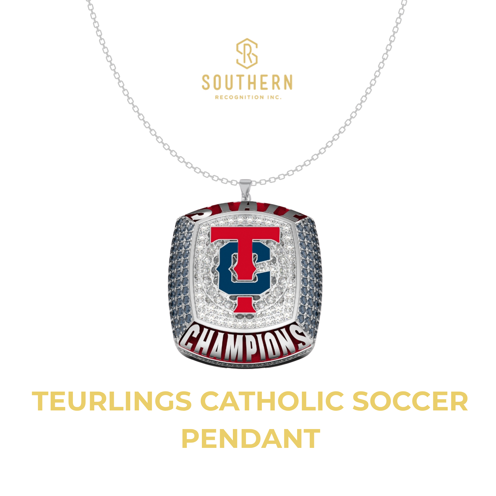 Teurlings Catholic - 2026 Soccer State Champions Pendant
