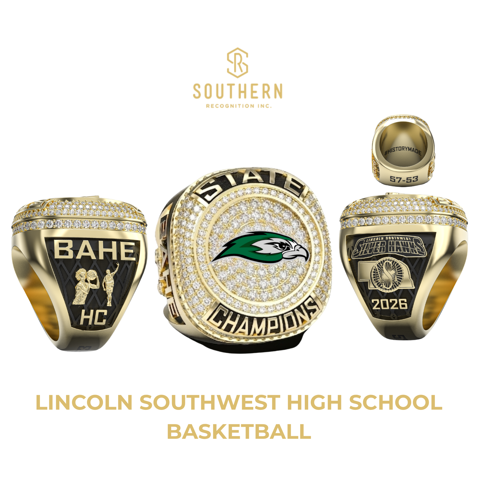 Lincoln Southwest High School - 2026 Boy's Basketball Champions