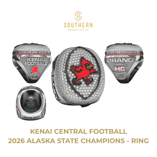 Kenai Central Football 2026 Alaska State Champions - Ring Only