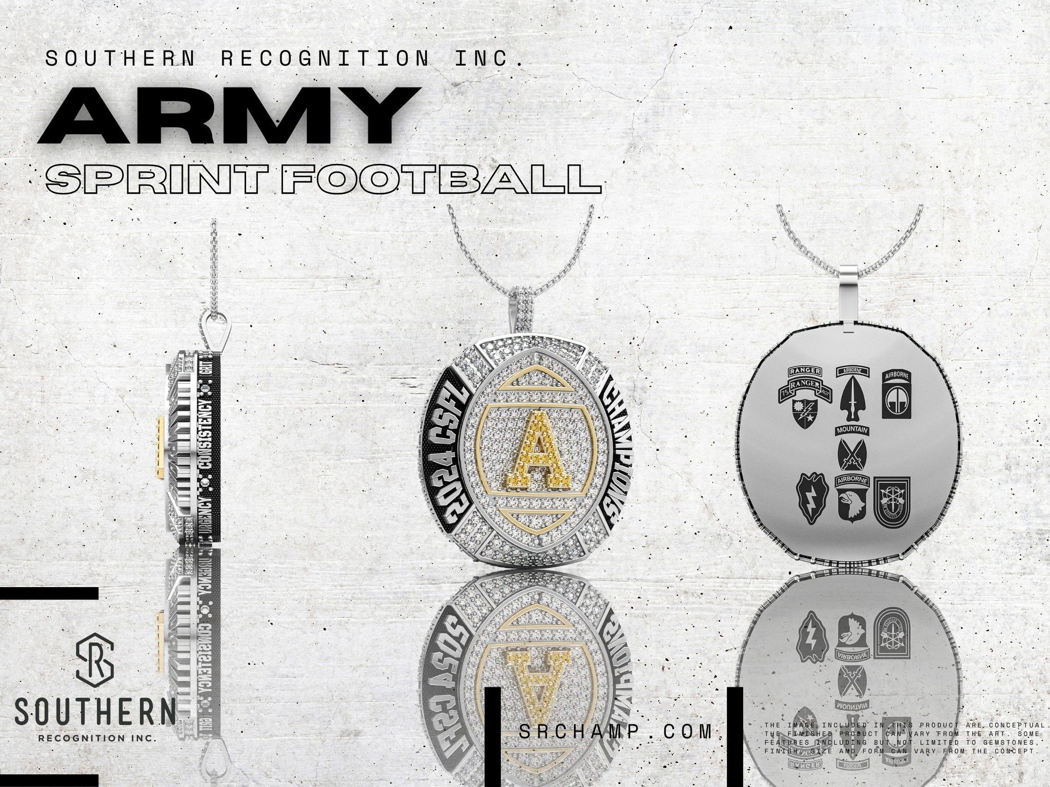 Army West Point CFSL Championship Pendant 2024