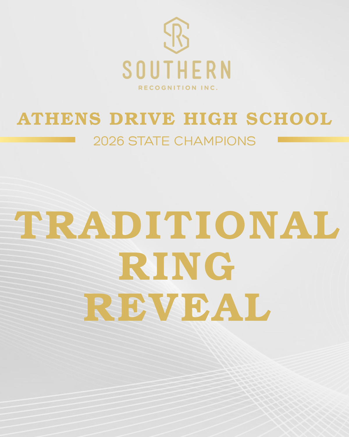 Athens Drive High School- 2025 Traditional Championship Ring
