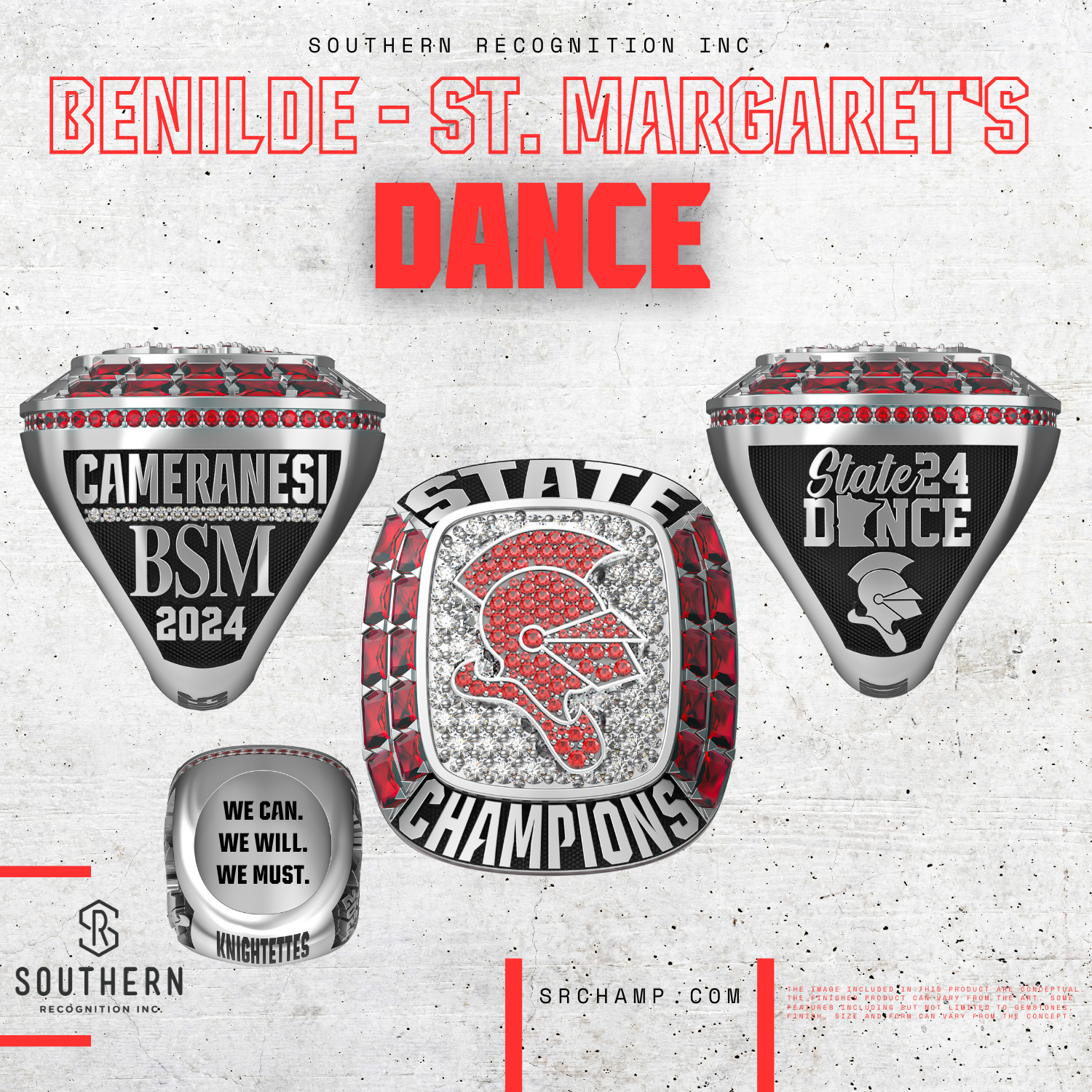 Benilde-St.Margaret's - 2024 Dance Championship Ring