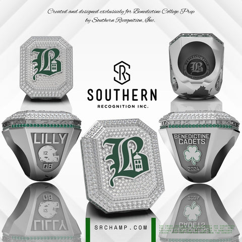 Benedictine College Prep Cadets 2024 Football State Championship Ring
