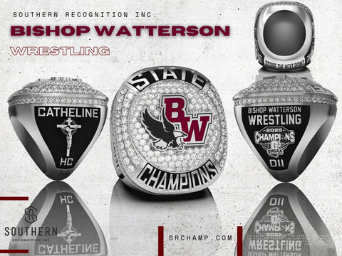 Bishop Watterson Wrestling Championship Ring 2025