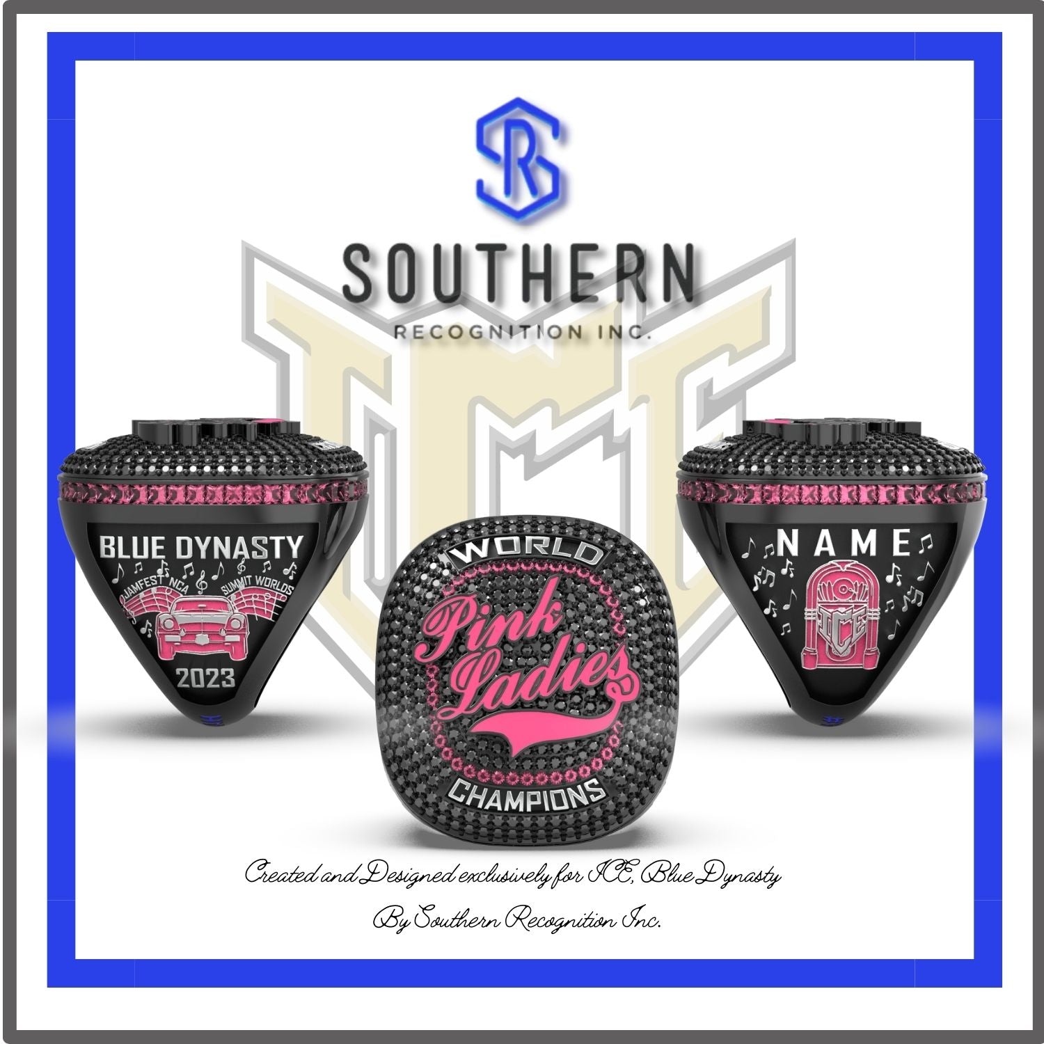 ICE: Blue Dynasty World Championship Ring