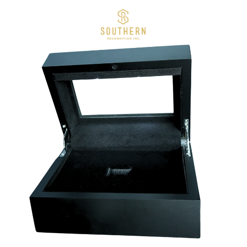 Tucson Saguaros - 2025 Pecos League Champions - Black Peekaboo Upgrade Ring Box