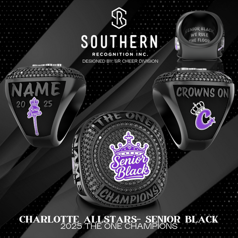Charlotte Allstars-Senior Black The One 2025