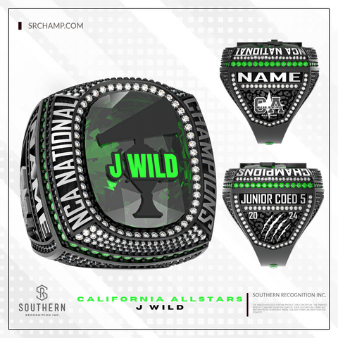 California Allstars- JWILD 2024 National Championship Ring