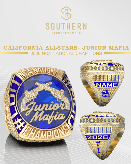 The California Allstars: Junior Mafia- NCA 2026 Championship Ring
