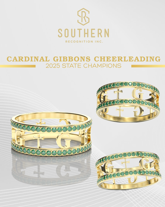 Cardinal Gibbons 2025 Cheer Championship Ring