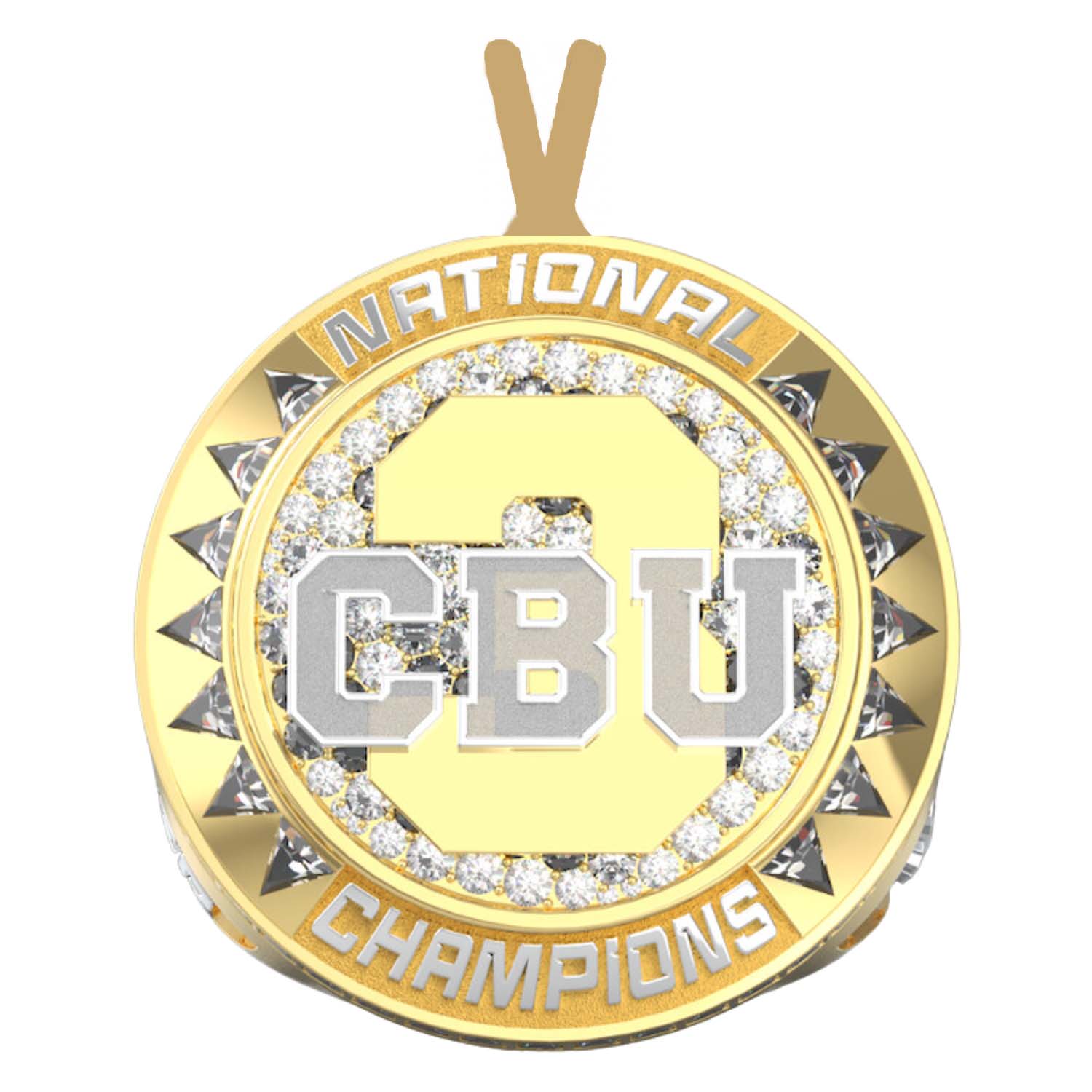 California Baptist University Stunt 2023 National Championship Pendant: