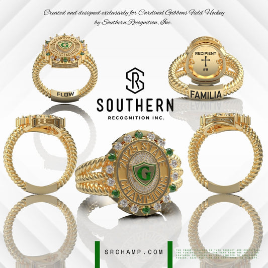 Cardinal Gibbons 2025 Field Hockey State Championship Ring