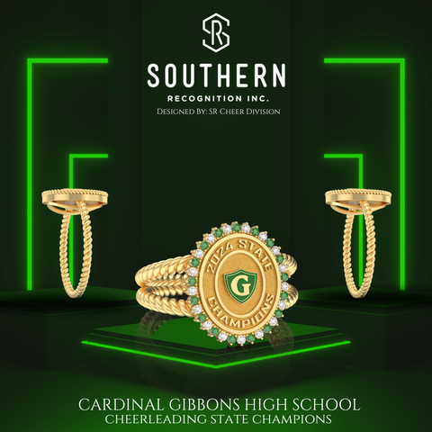 Cardinal Gibbons 2024 Cheer Championship Ring