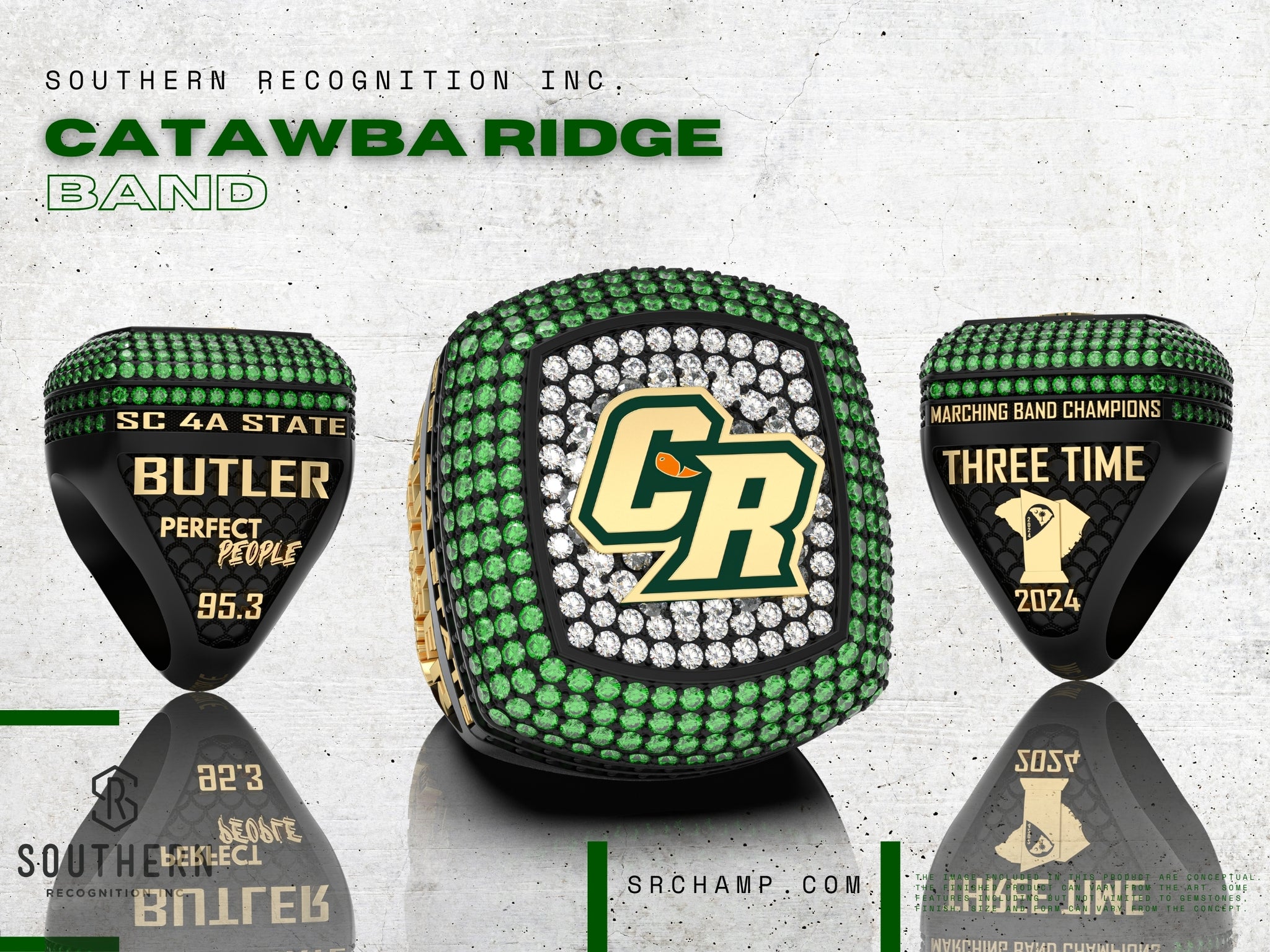 Catawba Ridge High School - Band - 2024 State Championship Ring