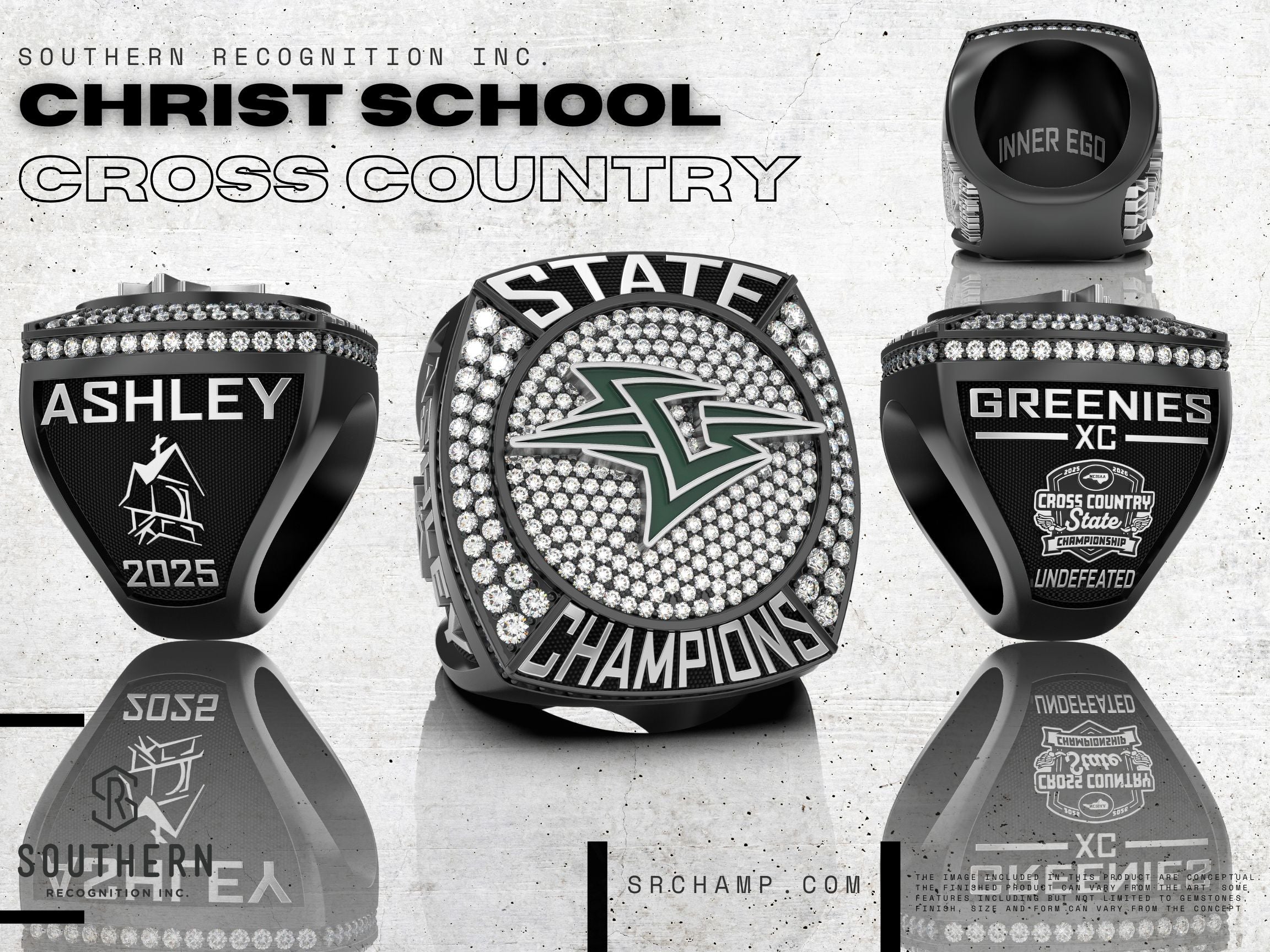 Christ School Cross Country Championship Ring 2025