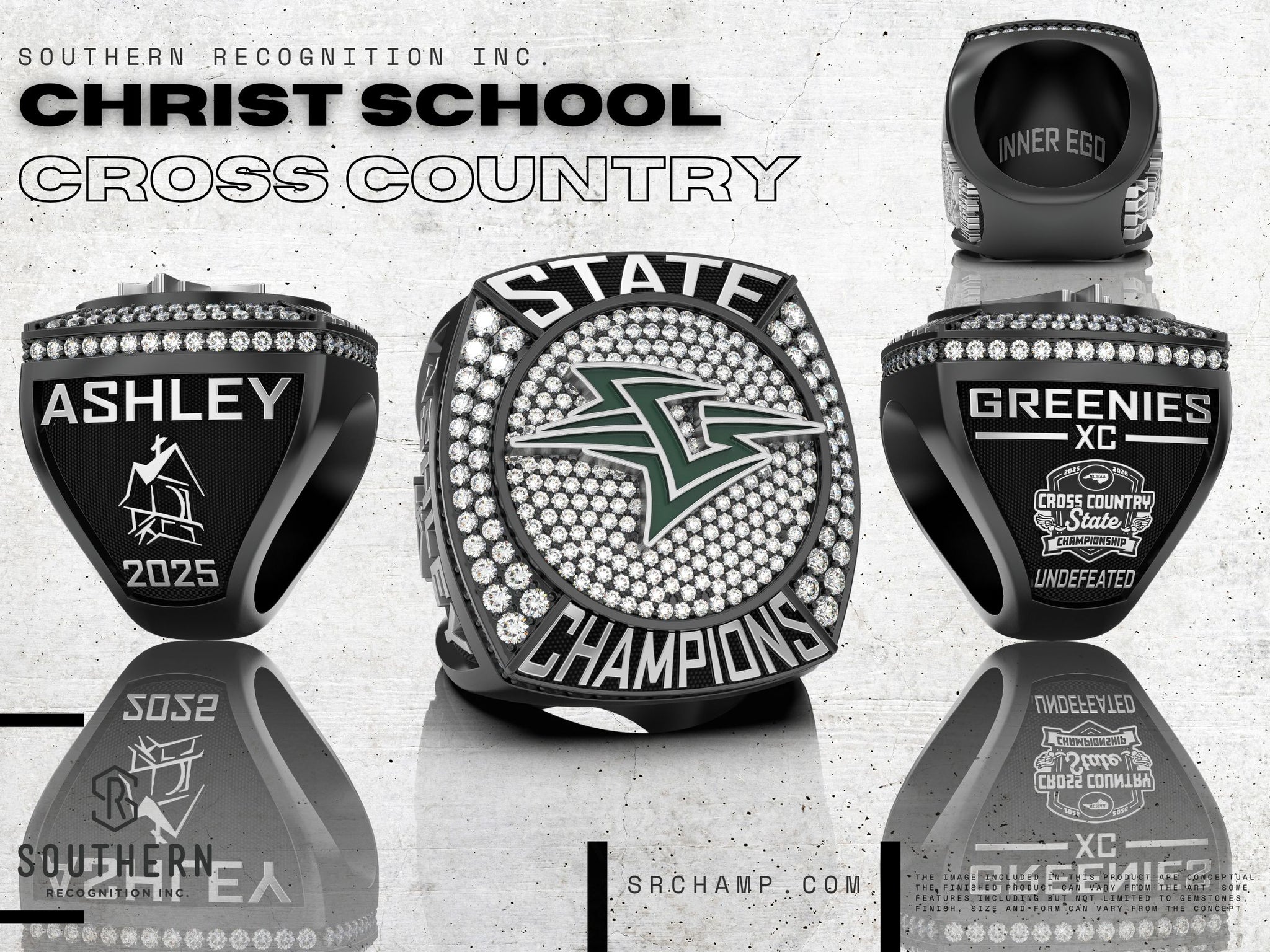 Christ School Cross Country Championship Ring 2025