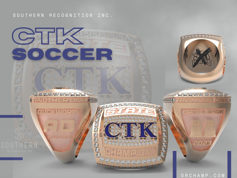 Christ The King - Women's Soccer 2023 State Championship Ring