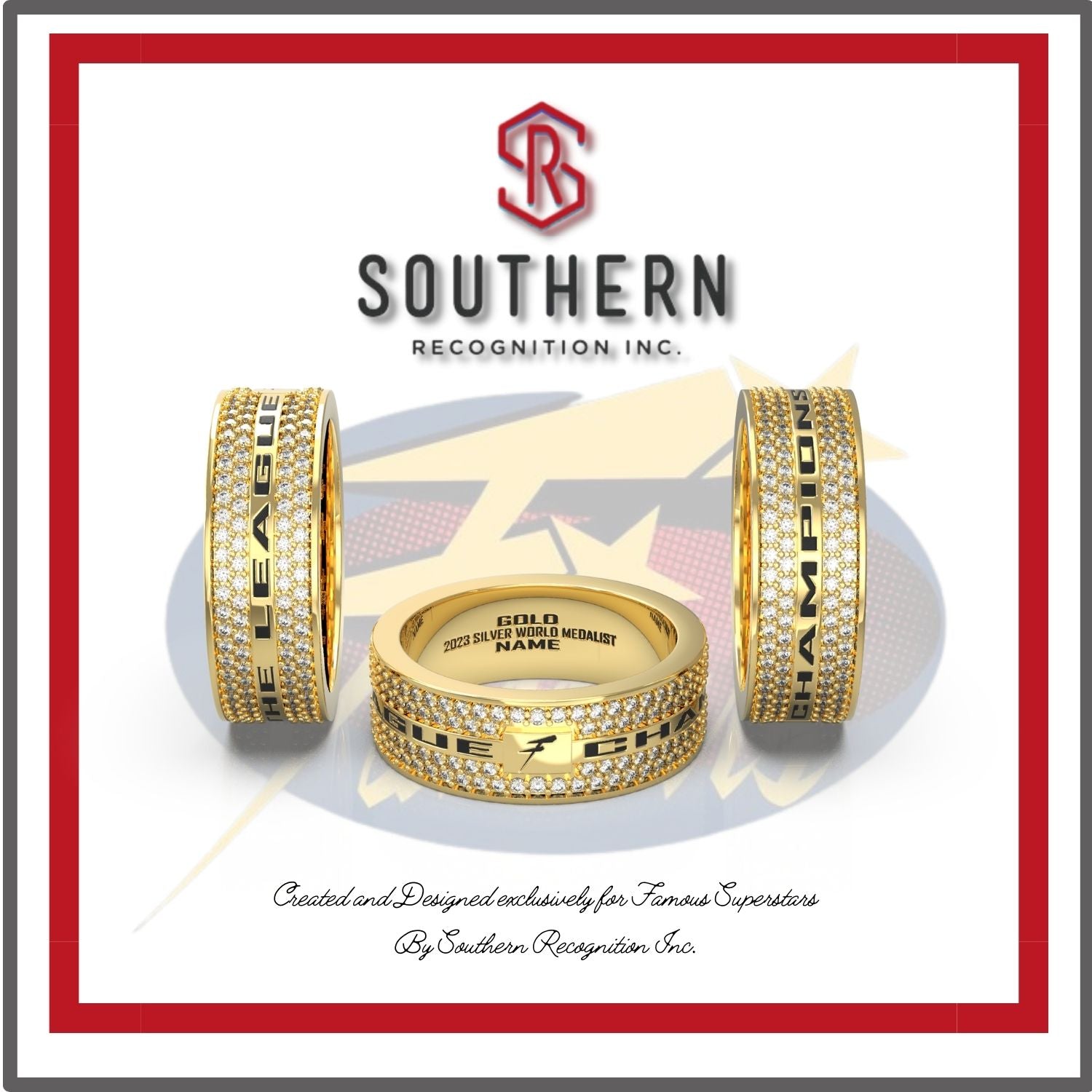 Famous Superstars The League Championship Ring
