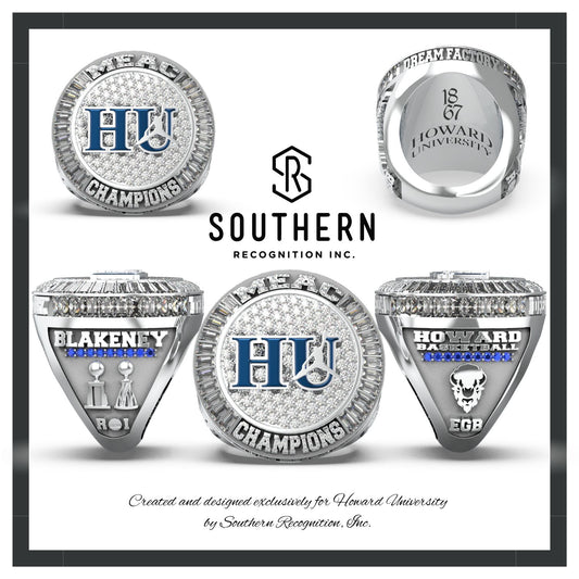 Howard University Men's Basketball  - 2023 Commemorative Championship Ring