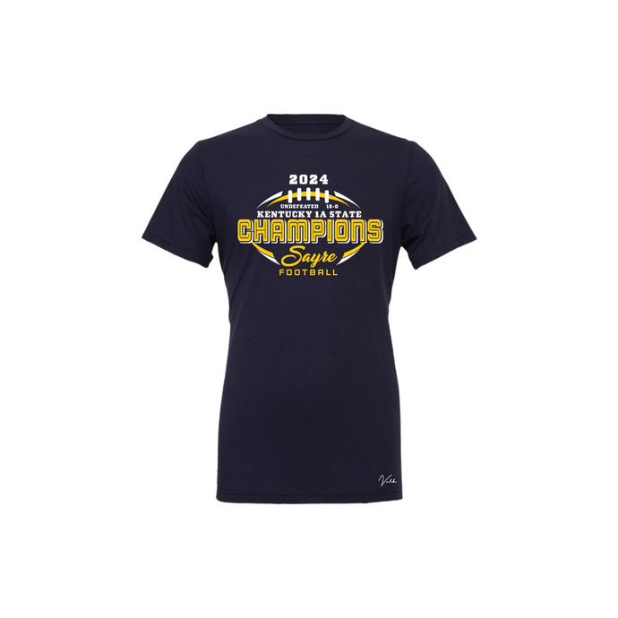 Sayre Football- Female Navy Tshirt