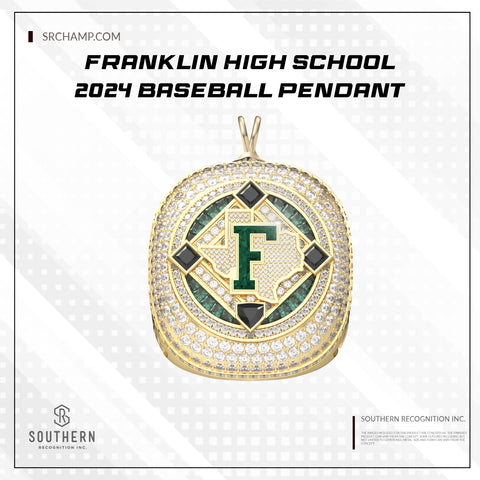 Franklin High School Baseball 2024 State Championship Pendant