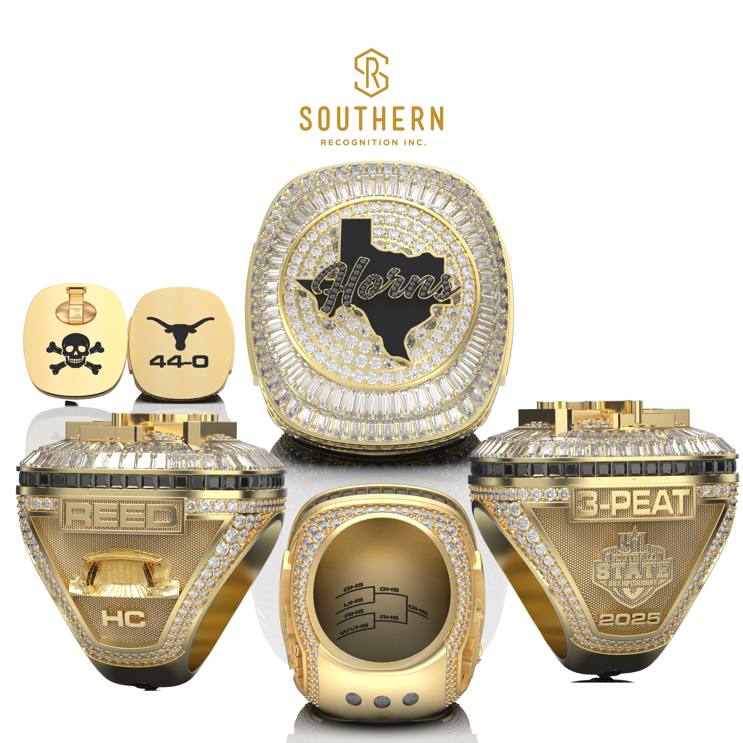 2025 Gordon High School Football UIL Championship Ring