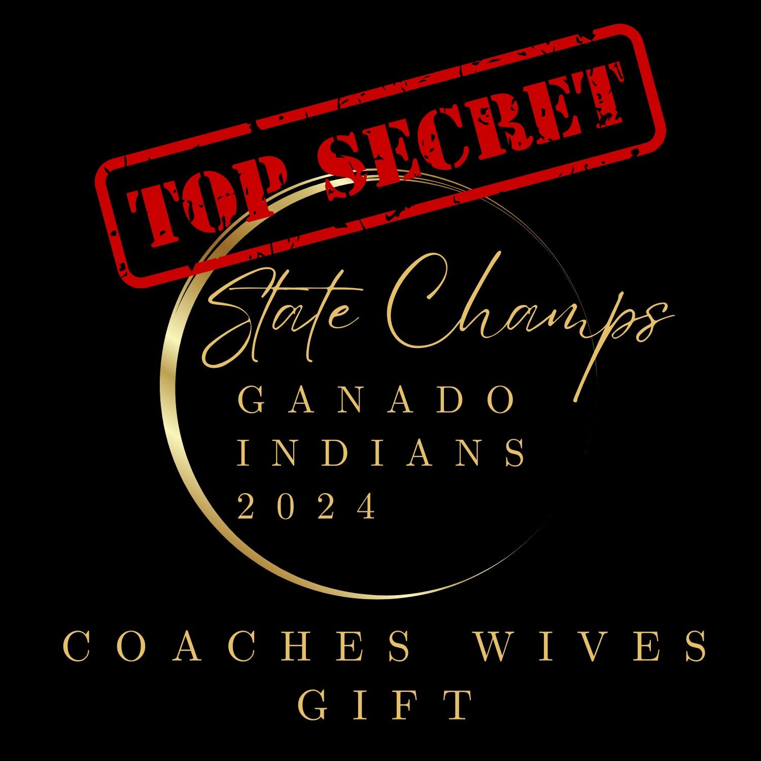 Ganado Indians 2024 Football State Championship - Coaches Wives Gift