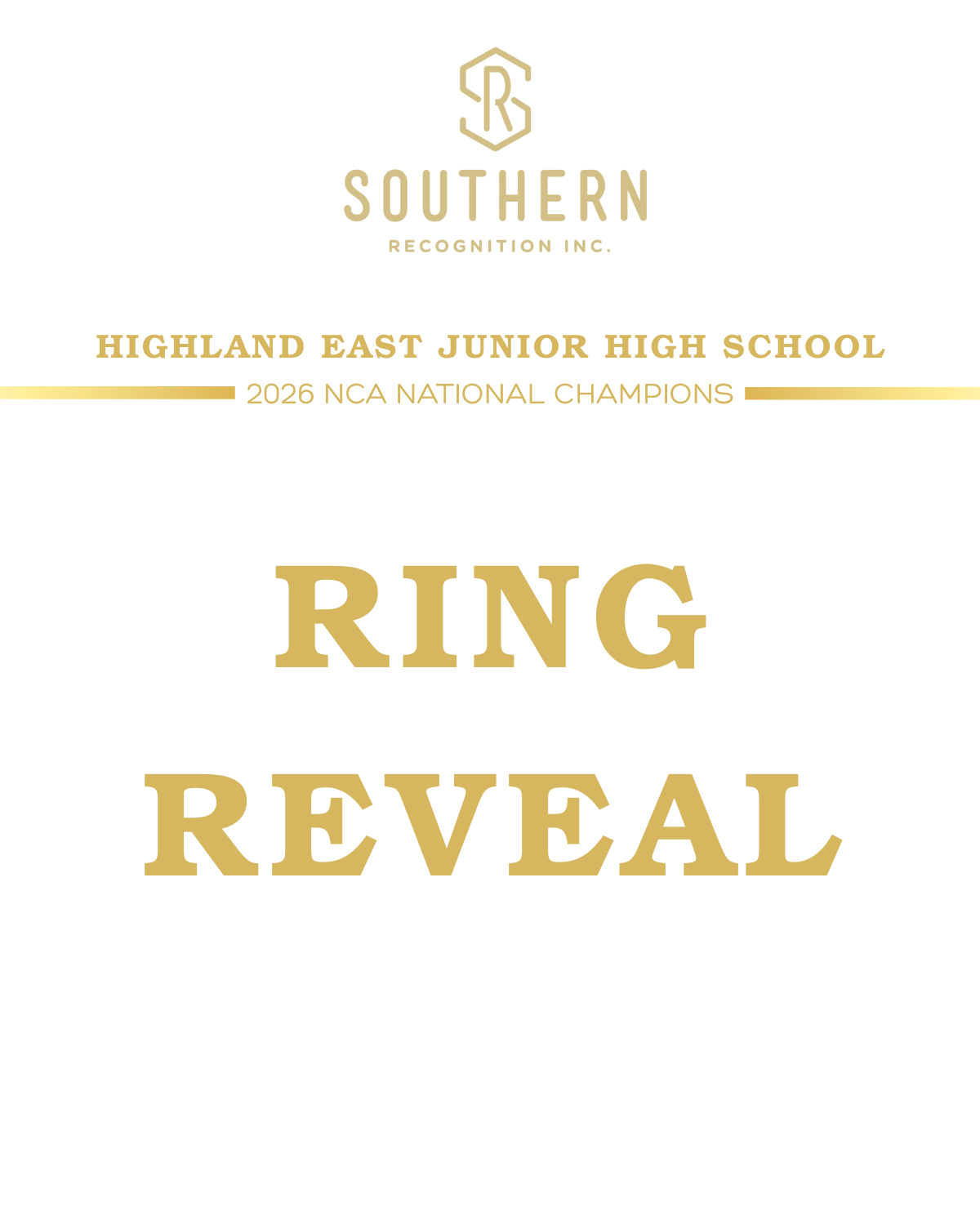 Highland East Junior High School- 2026 NCA National Champions