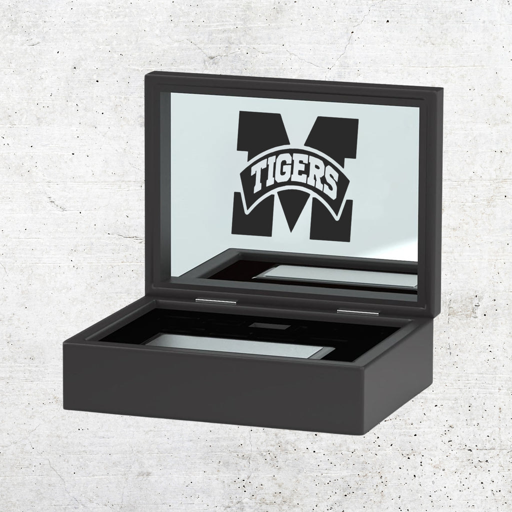 Montgomery High School Softball Hardwood Presentation Box- Custom Presentation Box