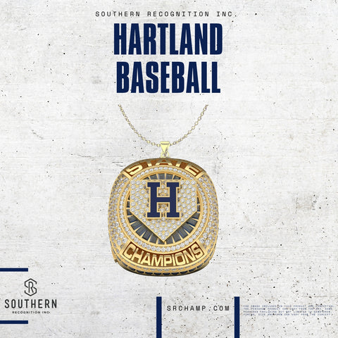 Hartland High School Baseball - 2025 MHSAA State Championship Pendant ONLY