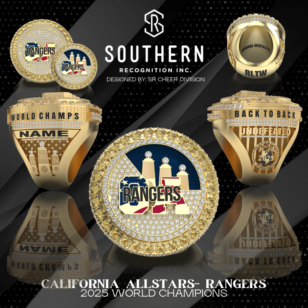The California Allstars: Rangers- 2025 World Championship Ring