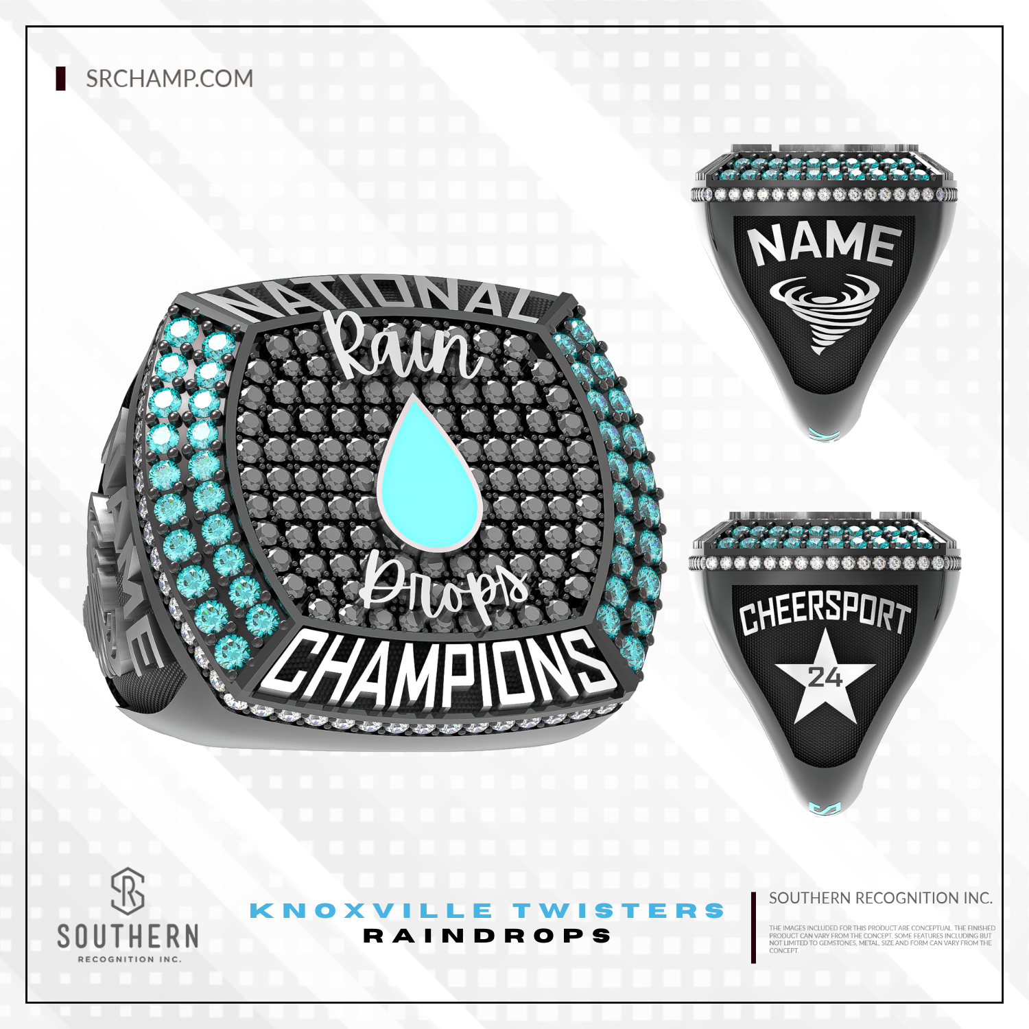 Knoxville Twisters- Cheersport 2024- Raindrops