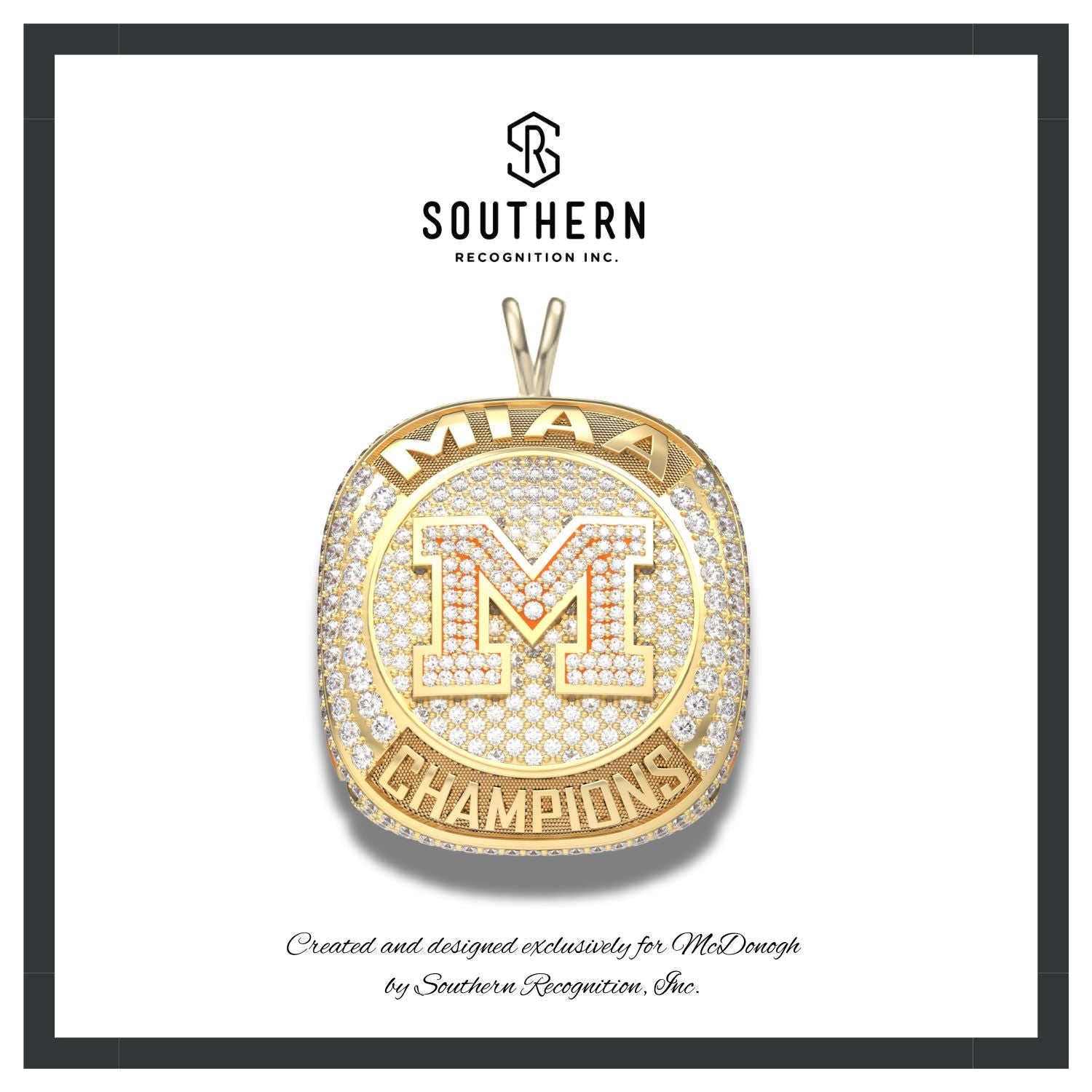 McDonogh School - 2024 Lacrosse State Championship PENDANT