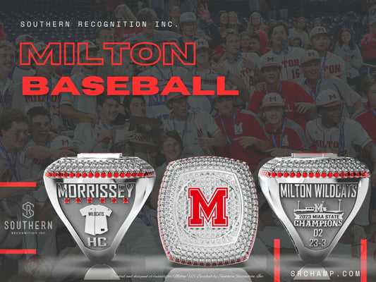 Milton Baseball 2023 State Championship Ring
