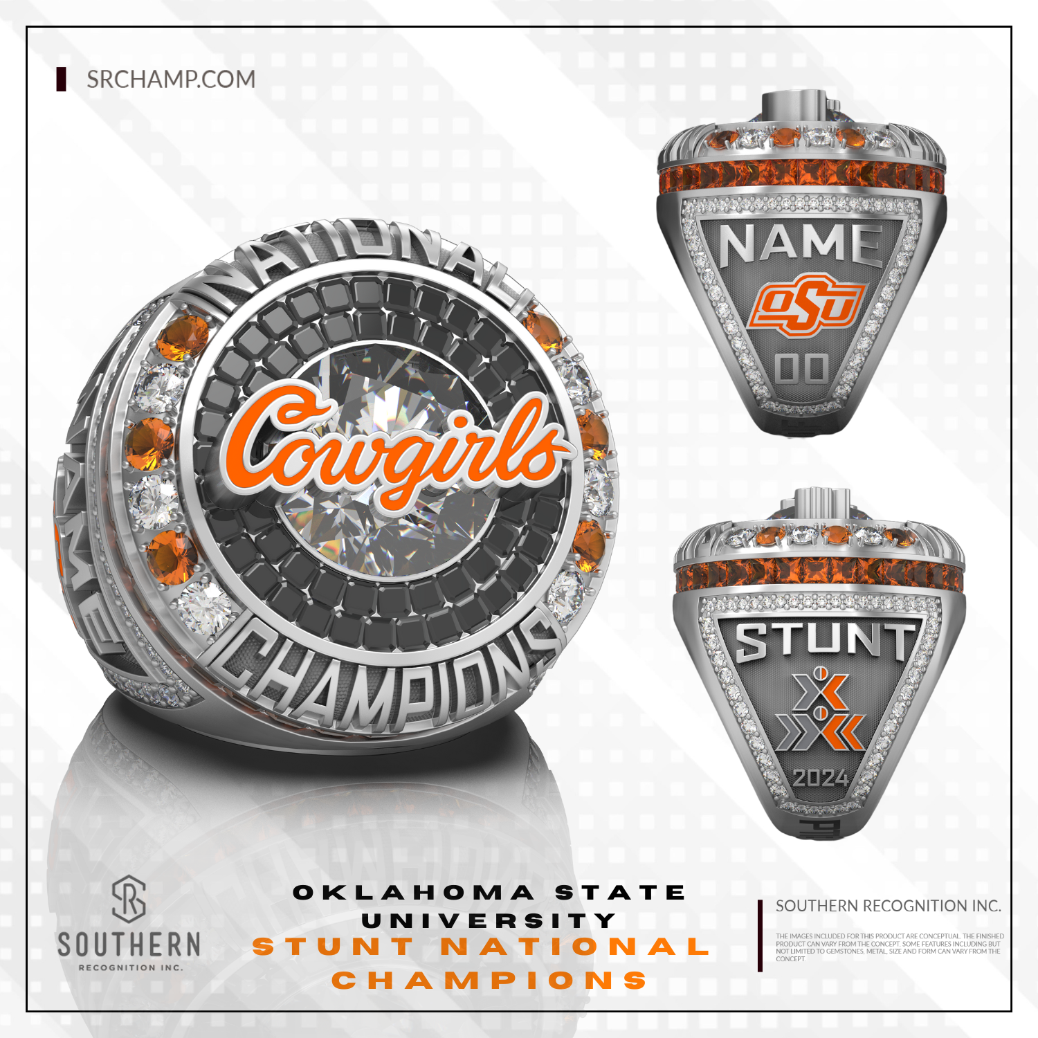 Oklahoma State University-2024 Stunt National Champions