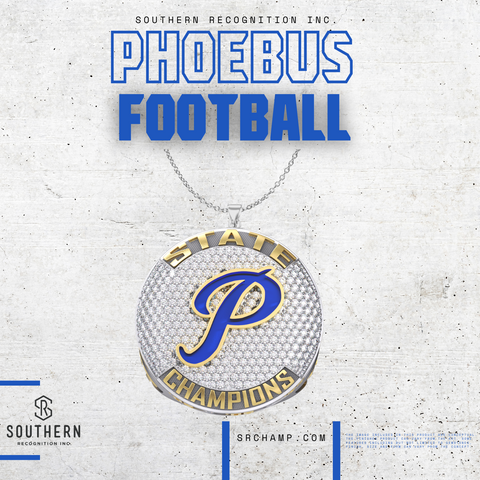 Phoebus High School - 2023 Football State Championship Pendant