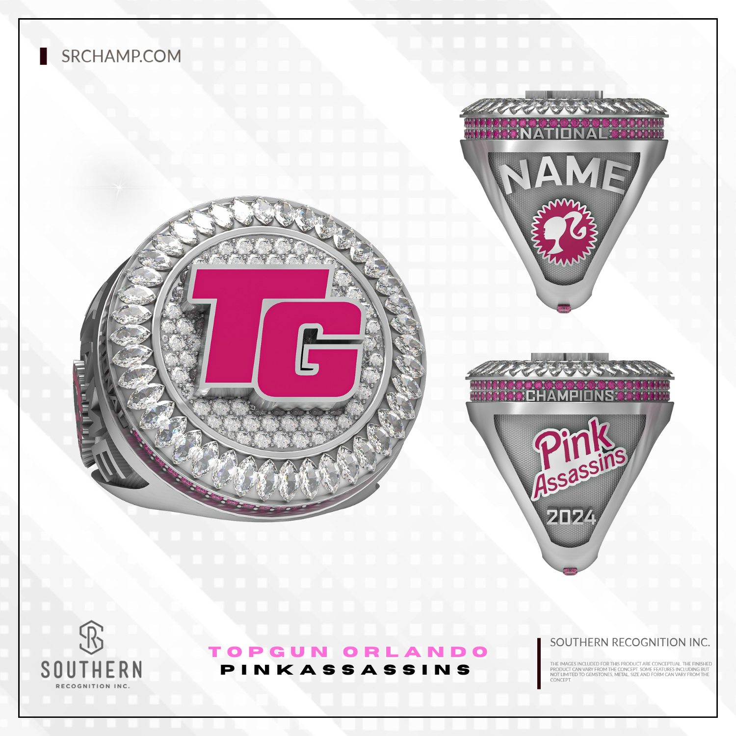 Top Gun Allstars Pink Assassins 2024 National Championship